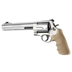 Hogue - Hogue OverMolded Rubber Tamer Conversion Monogrip S&W K/L/N/X/Z-Frame Revolvers Round Butt FDE - 19023