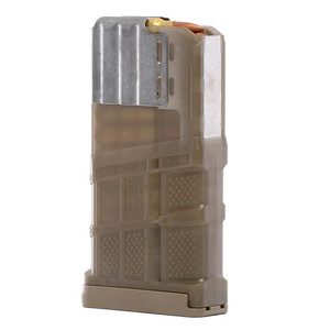 Lancer - Lancer L7AWM Rifle Magazine Translucent Dark Earth .308 Win/7.62x5mm/6.5 Creedmoor 20/rd - L7-G2-20-TDE