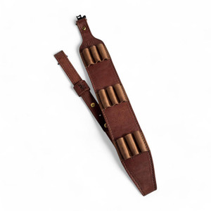 2nd Amendment 1791 - 1791 Hunt Large Rifle Ammo Sling 30-06 Brown Ambidextrous - HNT-ASLR-BRW-A
