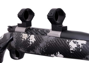 Weatherby - Weatherby Mark V Rifle Scope Mount Magnum Action (9-lug) 30mm Med Matte Black - W740705