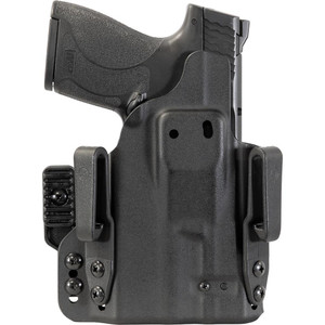 Mission First - Mission First Tactical Pro Series IWB Light Holster for S&W Shield 1.0/2.0/Plus TLR-6/TLR-6 HL/TLR-6 HL G Black Ambi - H5-SW-1-WL-6