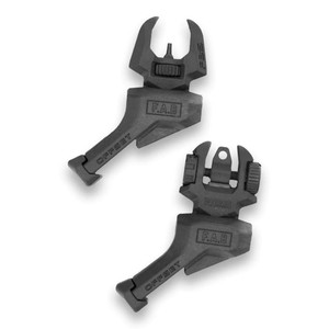 Fab Defense - FAB Defense FRBS Offset Rifle Sights Kit Black LH - fx-frbsoslhb