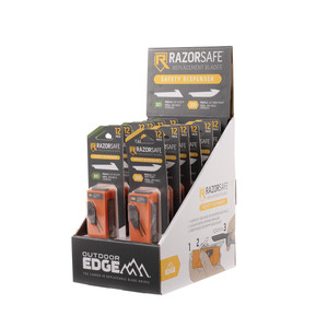 Outdoor Edge - Outdoor Edge RazorSafe Blade Dispenser Display 12/ct - BD306DP6U