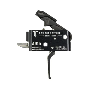 TriggerTech - TriggerTech AR15 Single-Stage Competitive Flat Trigger Black - AR0-SBB-33-NNF