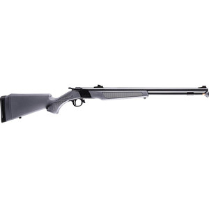 Cva - CVA Wolf Muzzleloader Rifle .50 Cal Single Shot 24" Barrel Blued Steel Stealth Grey Fiber Optic Sights - PR2119