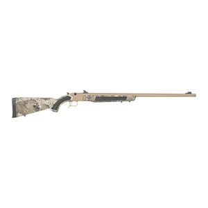 Cva - CVA Accura LR-X Muzzleloader Rifle .50 cal 30" 3/4x20 Threaded Barrel FDE Nitride TrueTimber Strata Williams Peep Sight & VariFlame - PR3209N