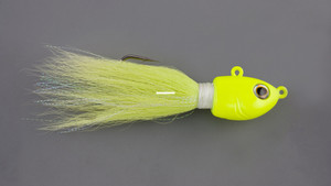 Berkley F19 Bucktail Jig, 3/4oz Chartreuse 1pk