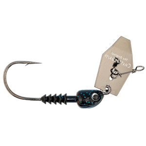ChatterBait Bare BoneZ, 1/2oz Black Blue/Black