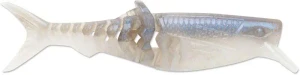 CrushCity Avatar Shad, 4'' Albino Shad 4pk