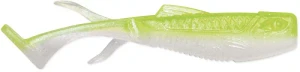 CrushCity Sizzle Shad, 2.25'' Chartreuse Pearl 6pk