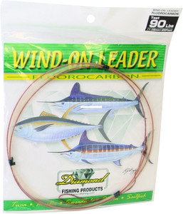 Diamond WindOn Leader Fluoro, 130lb 25ft Clear