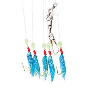 EC Lazer Bait Rig UB Wings, #8 Gold 3pk