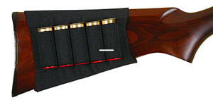 Allen 205 Basic Buttstock Shotgun - Shell Holder, 5 Loops, Black - 205