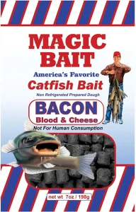 Magic Bait Cubed Dough Bait, 7oz Bacon - Blood & Cheese