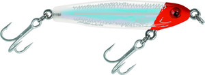 MirrOLure SW MirrOglss SspTw, 3/16oz 2.25'' RedHd/Wht/Sil