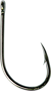 Mustad Big Gun Hook:10829NP, 3/0 Black Nickel 10pk