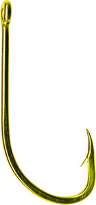 Mustad Classic Hook: 92671, 1/0 Gold 8pk