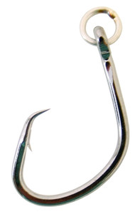 Owner Mutu Circle: Ringed, 1/0 Black Chrome 6pk
