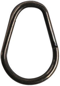 Owner ProPart:TearDrpSpltRng, 22 lb #1 Black Chrome 10pk