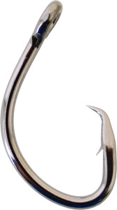 Owner Super Mutu Circle, 9/0 Black Chrome 4pk