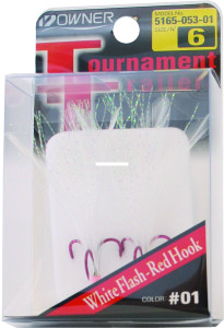 Owner Tournament Trailer, #6 White Flash 2pk