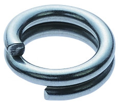 Owner Ultra Split Ring, 215 lb #7 Stainless 7pk