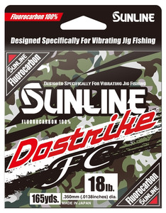 Sunline Dostrike FC, 165 yd MeteredSmk/DkGr 18 lb
