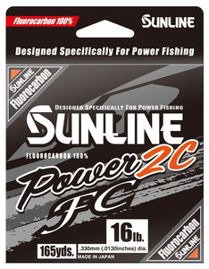 Sunline Power 2C FC, 165 yd Metered Org/Clr 16 lb