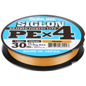 Sunline Siglon PEx4, 165 yd Orange 16 lb
