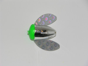 Yakima Spin-N-Glo B12, Nickel Plate Mylar Wing