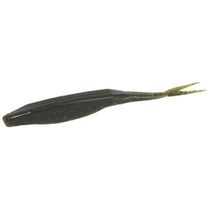 Zoom Super Fluke 5'', Green Pumpkin Green 10pk