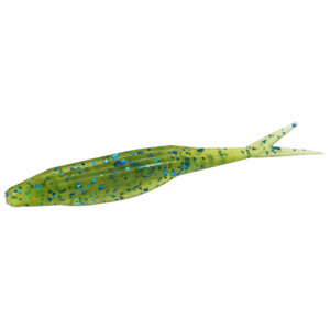 Zoom Super Fluke Jr 4'', Blue Watermelon 10pk