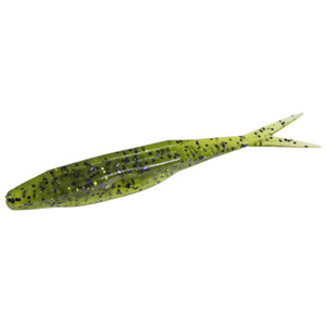 Zoom Super Fluke Jr 4'', Mardi Gras 10pk