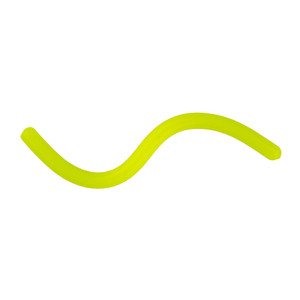 Leland's Lures Trout Worms 5pk - Chartreuse