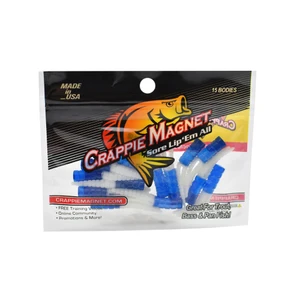 Leland's Lures Crappie Magnet 15pk - Blue White