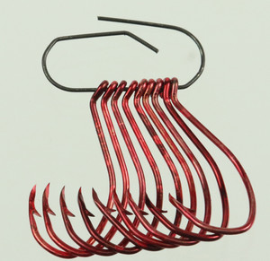 EA Trokar Pro-V Octopus Hook, #1 Red 9pk