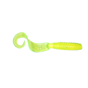 Got-Cha Curltail Grub, 3'' Chrt 30pk