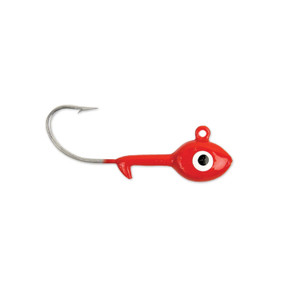 Got-Cha Grub Head, 1/4oz Red 10pk