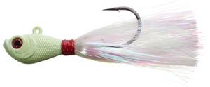 Intent Tackle Mylar Bucktail, 2oz 7/0 Glow