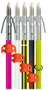 AMS A203-WHT Fiferglass Arrow Chaos - Point White Shaft & Safety Slide - A203-WHT