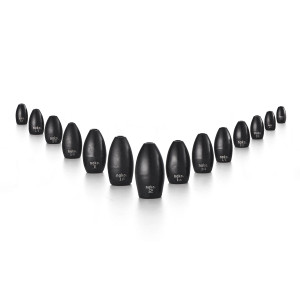 Nako Tungsten Flipping Wgt, 3/16oz No Chip Black 5pk