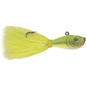 Spro Bucktail Jig, 3/4oz Crazy Chartreuse 1pk