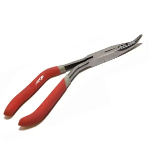 Boone - Bent Long Nose Pliers - "red Handles"