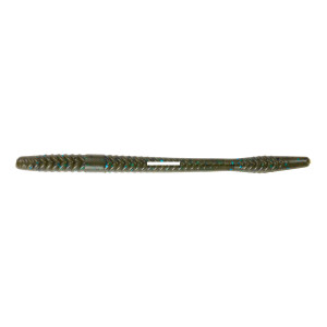 Booyah - Finesse Worm - 4in Green Pumpkin Blue