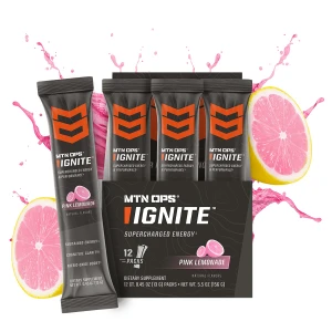 Mtn Ops 1104400312 Ignite Trail Pk Pink Lem 12pk