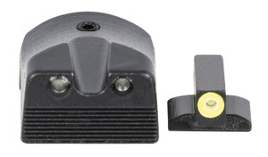 Meprolight Usa 412183121 Hyperbright Green Tritium Yellow Outline Front Sightgreen Tritium Black Outline Rear Sight Kimber 1911 Slant