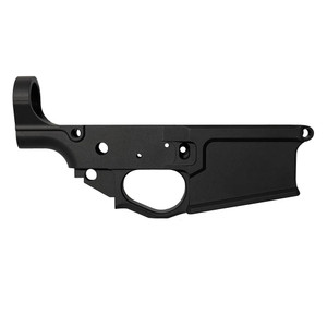 Combat Armory Billet AR-10 Lower Receiver Stripped with Mag Release and Ejector Black - STP.CA10.Lower.BLK