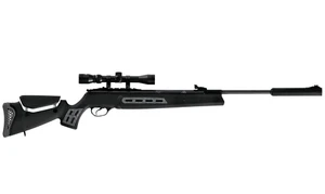 Hatsan Mod 125 Spring Sniper Combo 25 Caliber Airgun 900fps Black - HC125SN25