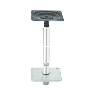 Attwood 97749-7 075 Pedestal Kit - 11" Post Satin - 97749-7