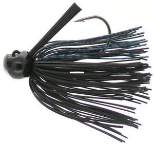 Bass Patrol BPJ1207 Western - Football Jighead, 1/2 oz, Black/Blue - BPJ1207 Bass Patrol BPJ1207 Western - Football Jighead, 1/2 oz, Black/Blue - BPJ1207